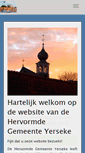 Mobile Screenshot of hervormdyerseke.nl